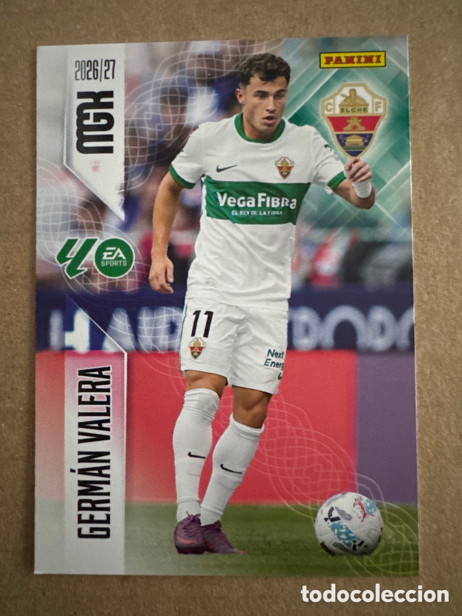 Cromos de f&uacute;tbol: # 153 Germ&aacute;n Valera Elche Megacracks 26 27 2026 2027