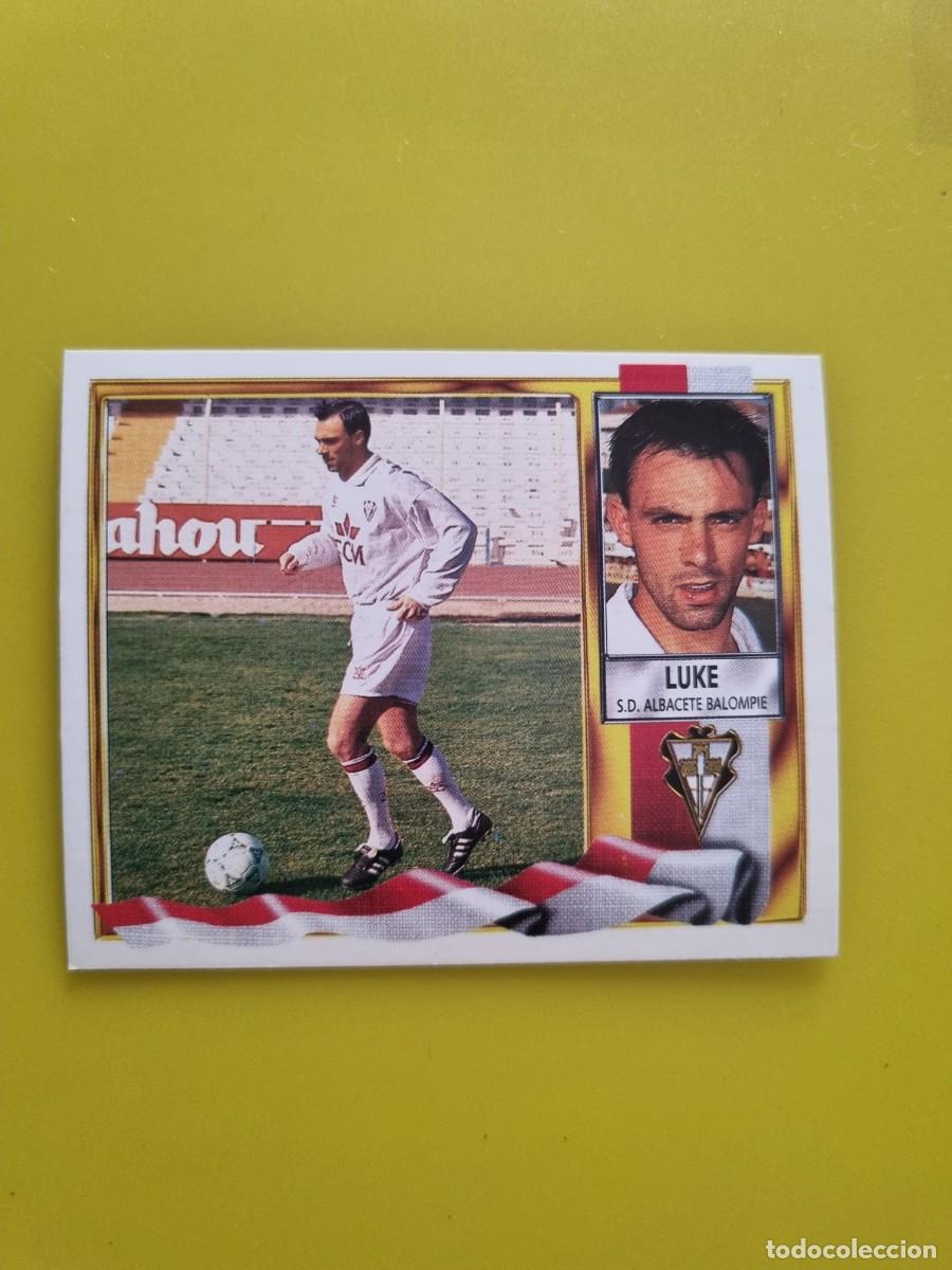 Figurine di Calcio: LIGA ESTE 95 96 1995 1996 NUNCA PEGADO SIN PEGAR LUKE SD ALBACETE AR926