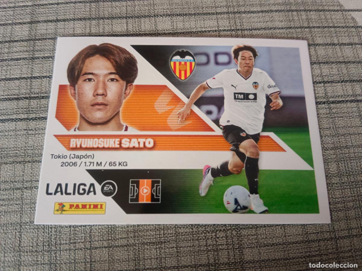 Fu&szlig;ball-Sticker: TEMPORADA 2026 2027 26 27 2&ordf; SEGUNDA EDICION FICHAJE N&ordm;14 14 SATO VALENCIA NUEVO
