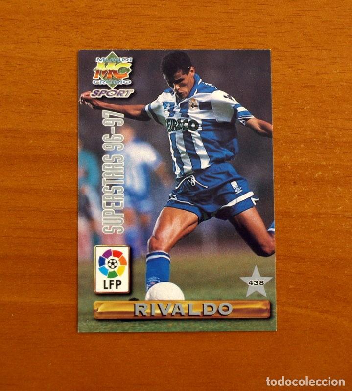 Fu&szlig;ball-Sticker: Deportivo Coru&ntilde;a -N&ordm; 438 Rivaldo-Matins Superstars -Mundicromo Las Fichas Liga 1996-1997-96-97