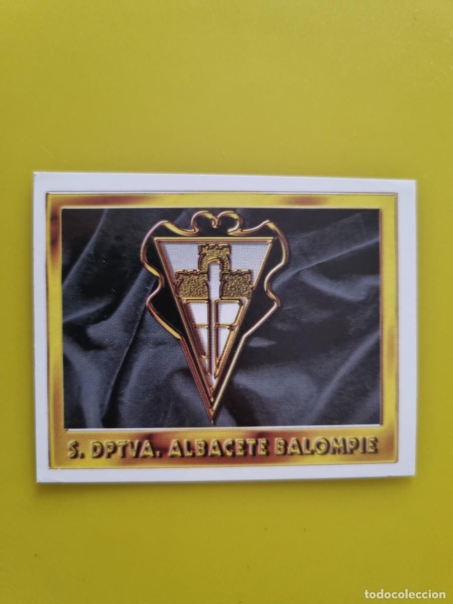 Football Stickers: LIGA ESTE 95 96 1995 1996 NUNCA PEGADO SIN PEGAR ESCUDO SD ALBACETE AR926
