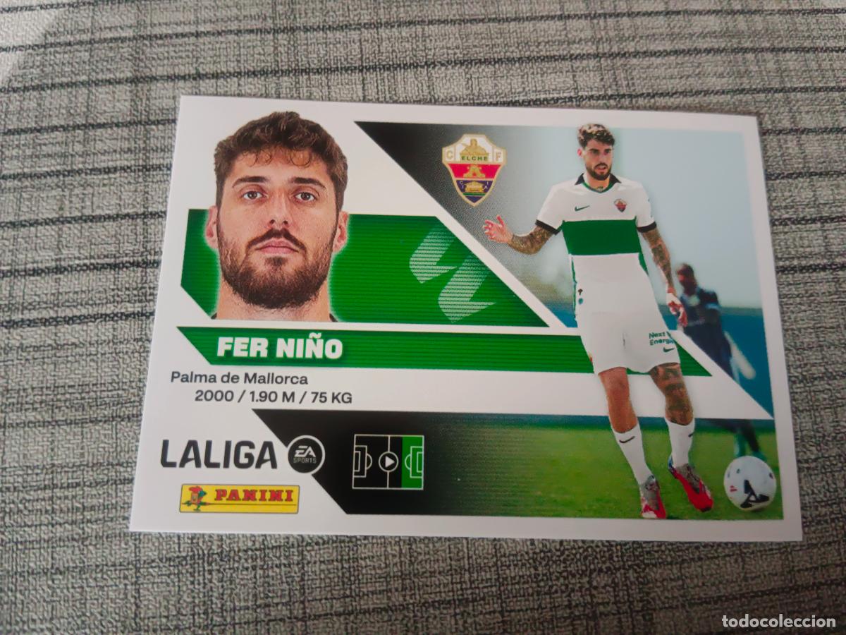 Football Stickers: TEMPORADA 2026 2027 26 27 2&ordf; SEGUNDA EDICION FICHAJE N&ordm;15 15 FER NI&Ntilde;O ELCHE NUEVO
