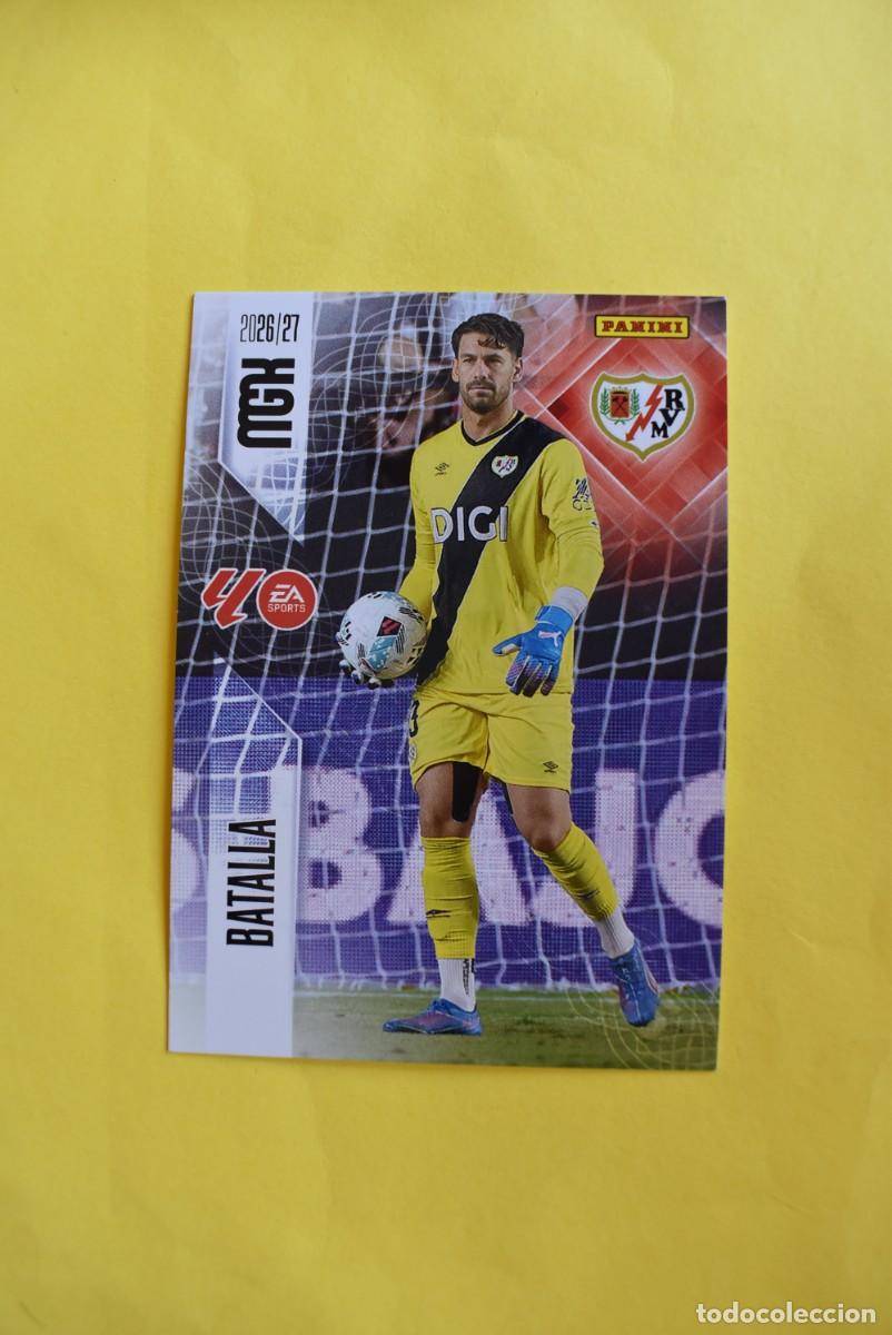 Cromos de f&uacute;tbol: Cromo La Liga. Megacracks. 2026 2027. 26 27. Batalla. Rayo Vallecano. N. &ordm; 290. Panini