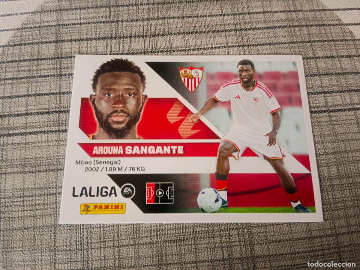 Cromos de f&uacute;tbol: TEMPORADA 2026 2027 26 27 2&ordf; SEGUNDA EDICION FICHAJE N&ordm;17 17 SANGANTE SEVILLA NUEVO