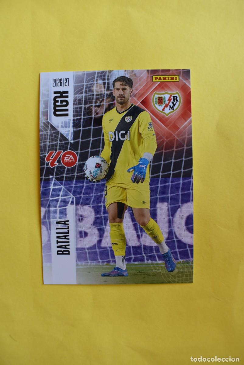 Cromos de f&uacute;tbol: Cromo La Liga. Megacracks. 2026 2027. 26 27. Batalla. Rayo Vallecano. N. &ordm; 290. Panini