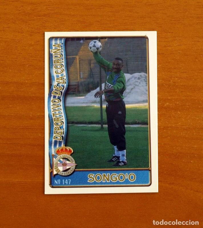 Cromos de f&uacute;tbol: Deportivo Coru&ntilde;a -N&ordm; 147 Songo'o -Mundicromo Las Fichas de la Liga de F&uacute;tbol 1996-1997-96-97