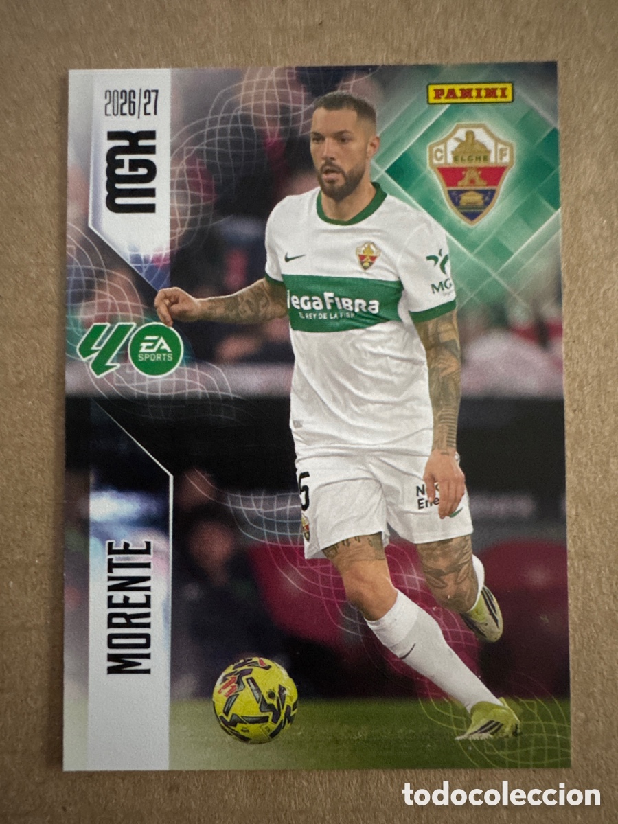 Cromos de f&uacute;tbol: # 158 Morente Elche Megacracks 26 27 2026 2027