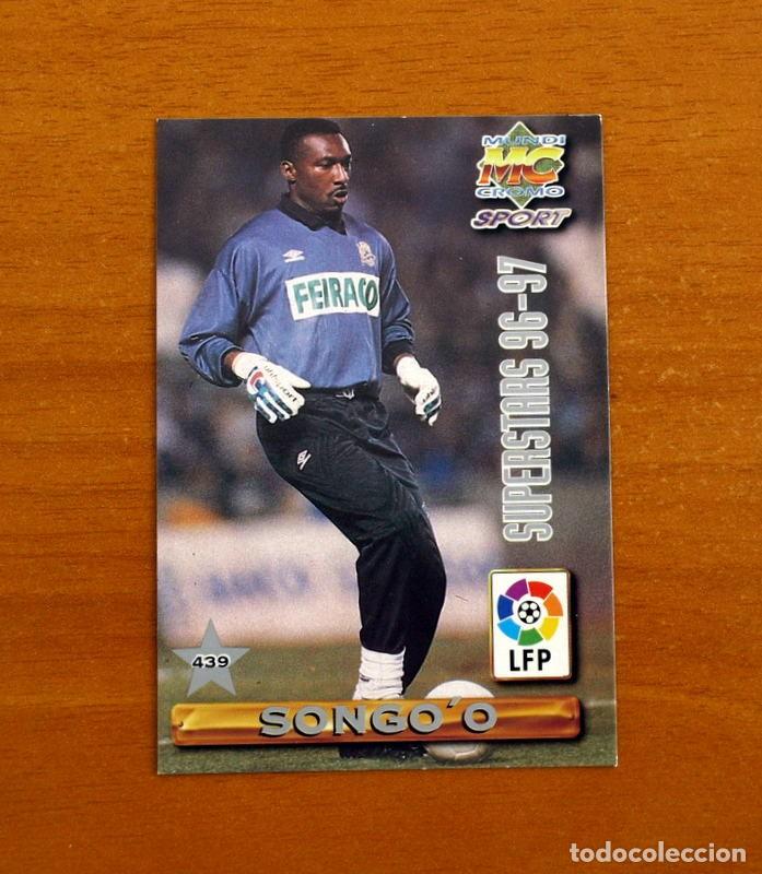 Cromos de f&uacute;tbol: Deportivo Coru&ntilde;a -N&ordm; 439 Songo'o- Mauro Silva Superstars -Mundicromo Las Fichas Liga 1996-1997-96-97