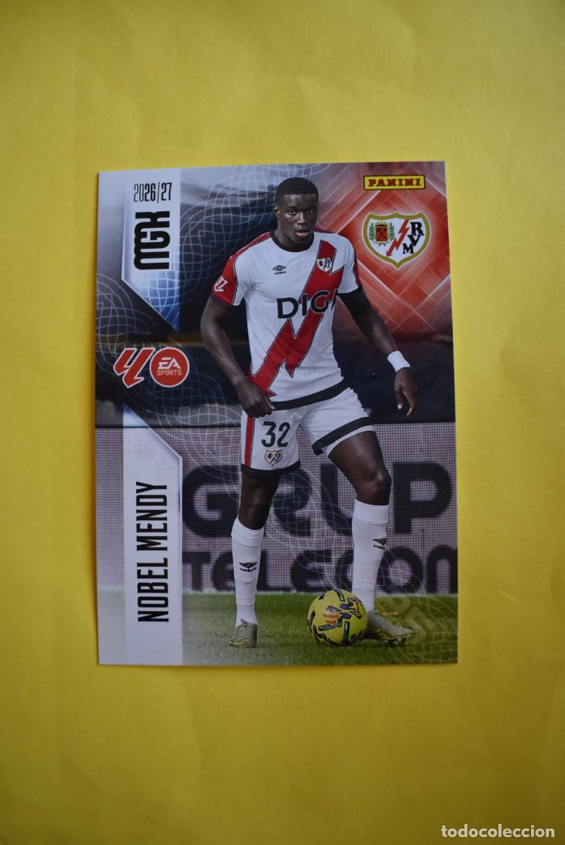 Football Stickers: Cromo La Liga. Megacracks. 2026 2027. 26 27. Nobel Mendy. Rayo Vallecano. N. &ordm; 295. Panini