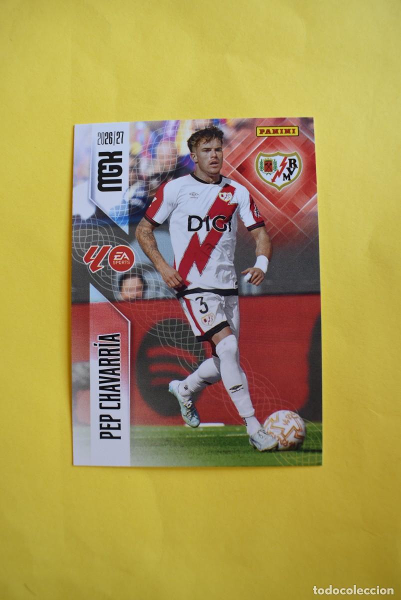 Cartes &agrave; collectionner de Football: Cromo La Liga. Megacracks. 2026 2027. 26 27. Pep Chavarr&iacute;a. Rayo Vallecano. N. &ordm; 297. Panini
