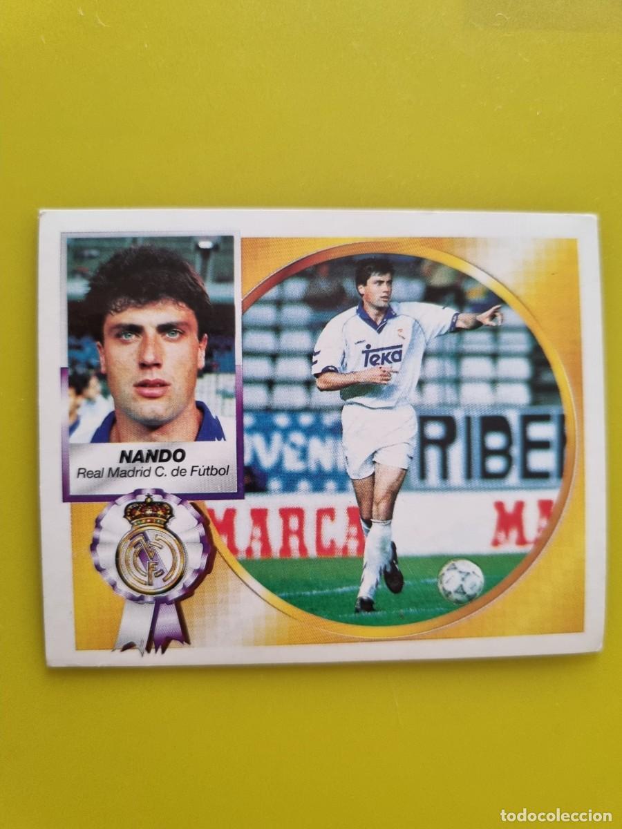 Cartes &agrave; collectionner de Football: LIGA ESTE 94 95 1994 1995 NUNCA PEGADO SIN PEGAR NANDO REAL MADRID AR926