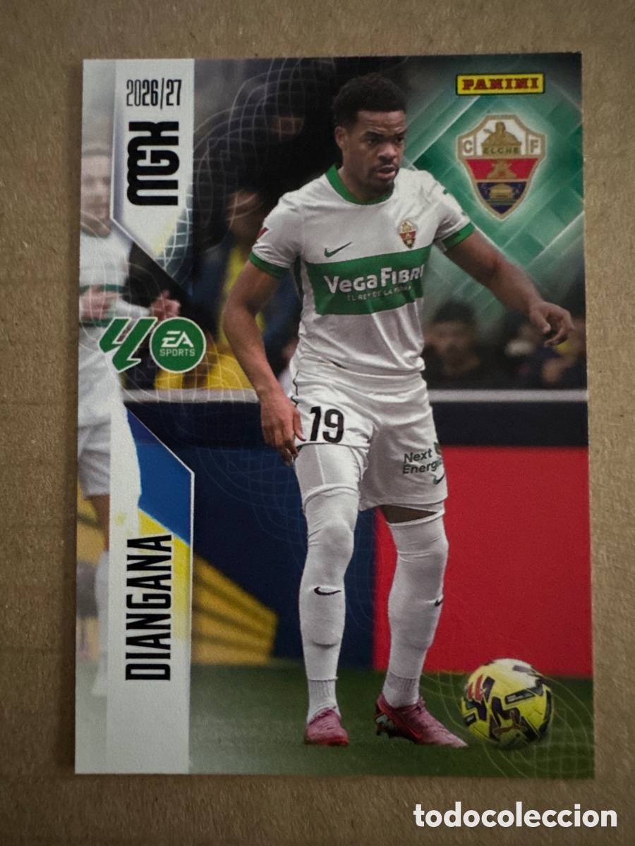 Cartes &agrave; collectionner de Football: # 160 Diangana Elche Megacracks 26 27 2026 2027