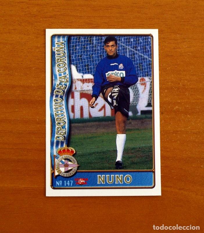 Cartes &agrave; collectionner de Football: Deportivo Coru&ntilde;a -N&ordm; 147 Nuno &Uacute;ltima Hora-Mundicromo Las Fichas de la Liga de F&uacute;tbol 1996-1997-96-97