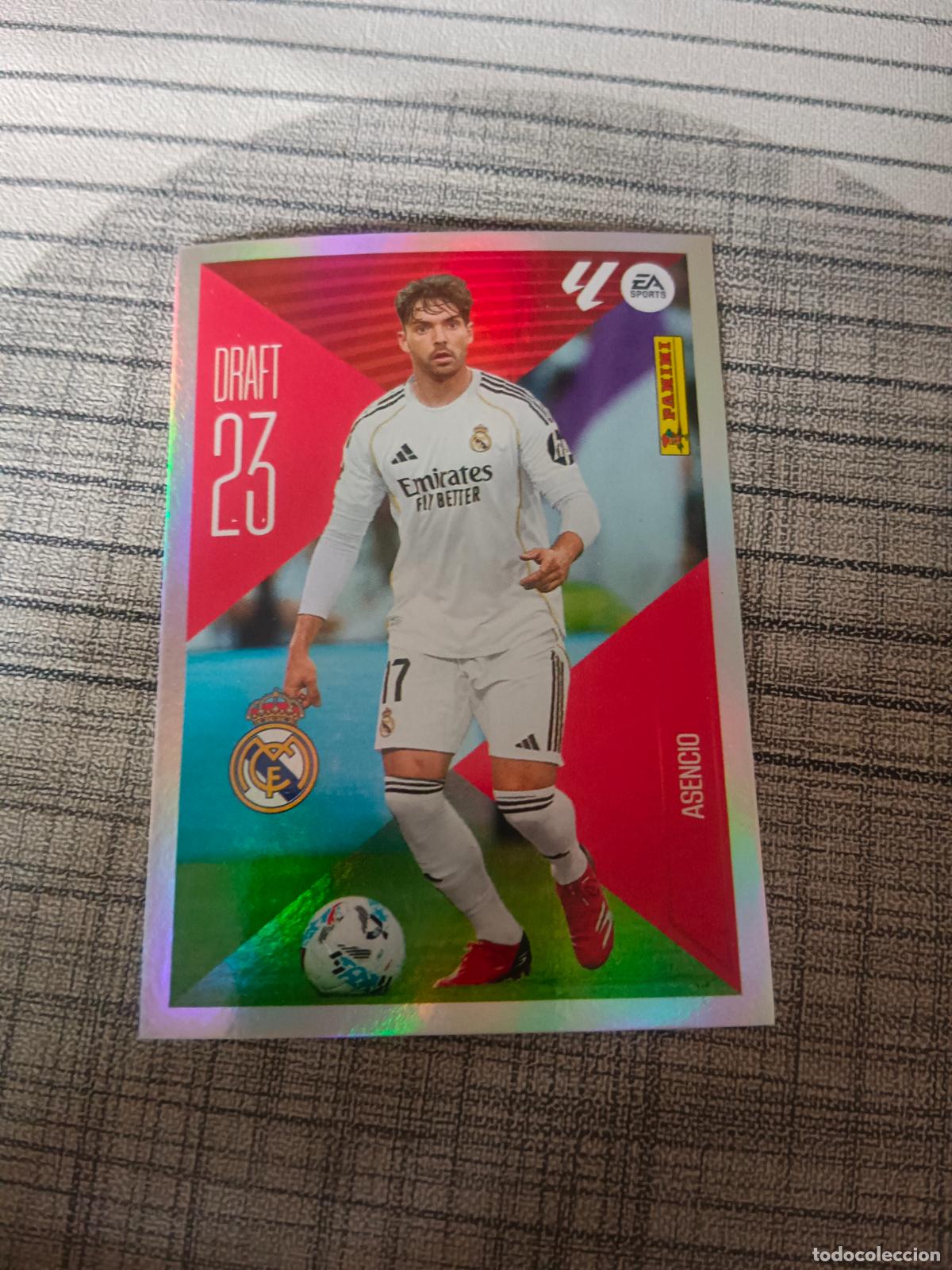 Cromos de Futebol: TEMPORADA 2026 2027 26 27 DRAFT 23 N&ordm;1 1 ASENCIO REAL MADRID NUEVO