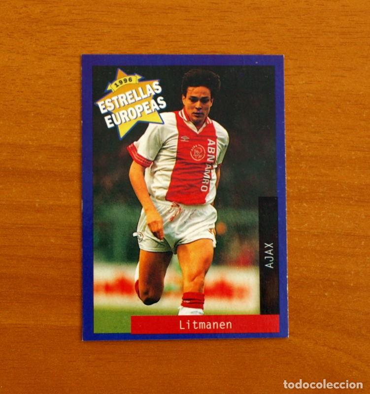 Cromos de f&uacute;tbol: Ajax - N&ordm; 10 Jari Litmanen - Estrellas Europea Panini A&ntilde;o 1996