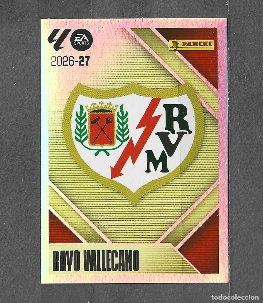 Cromos de f&uacute;tbol: Liga este 26/27 - Escudo - N&ordm; 1 - Rayo Vallecano