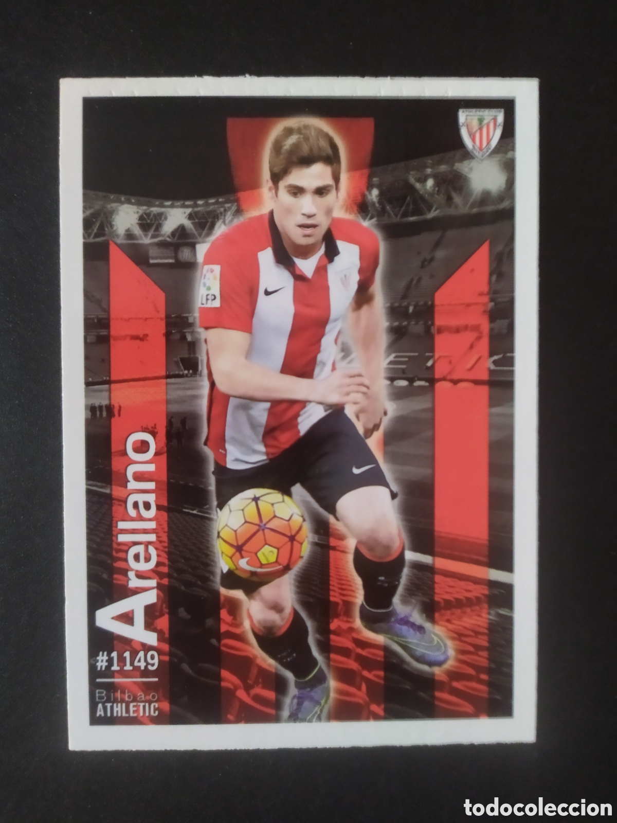 Figurine di Calcio: Mundicromo fichas Liga 2015 2016 15 16 Arellano n&deg; 1149 Bilbao Athletic