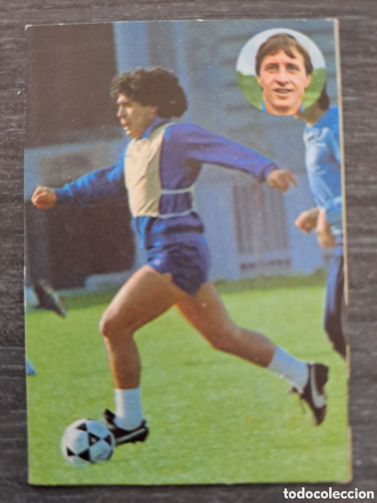 Cromos de f&uacute;tbol: MARADONA N&ordm; 191 &ndash; APRENDE A JUGAR AL F&Uacute;TBOL CON JOHAN CRUYFF &ndash; GEPRODESA 1984 Cromo n&ordm; 191 Diego Ar