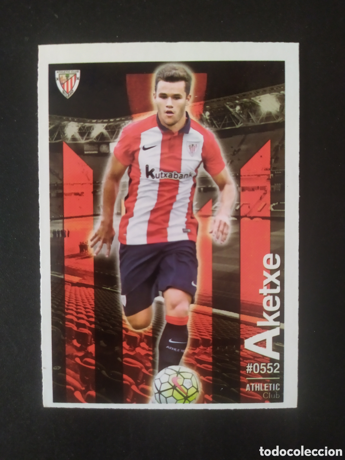 Football Stickers: Mundicromo fichas Liga 2015 2016 15 16 Aketxe n&deg; 552 Athletic Bilbao