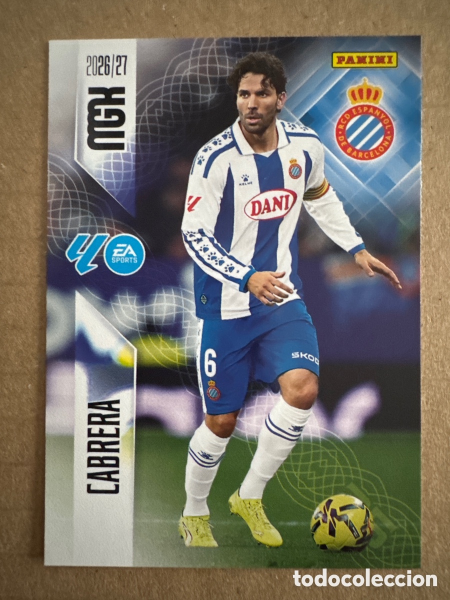 Cromos de f&uacute;tbol: # 169 Cabrera Espanyol Megacracks 26 27 2026 2027