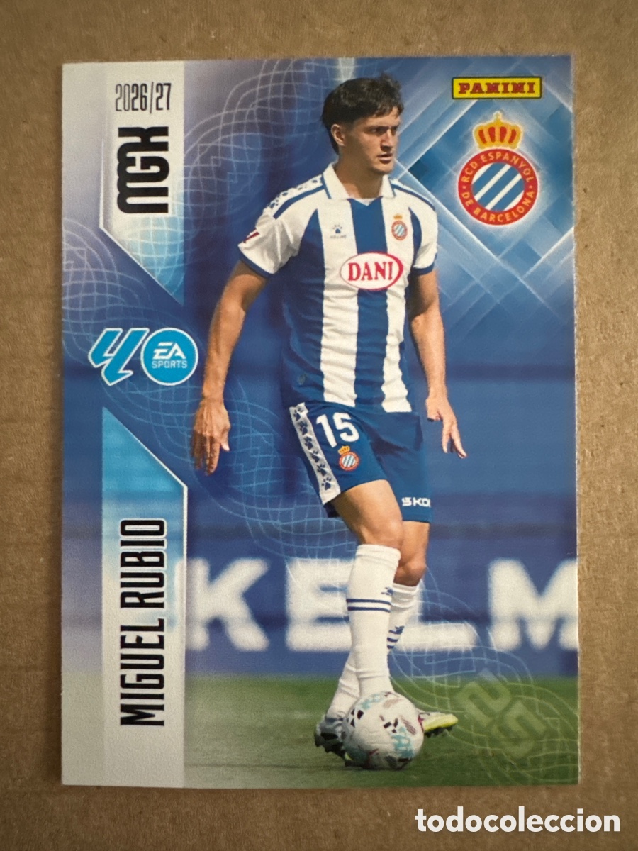 Cromos de f&uacute;tbol: # 170 Miguel Rubio Espanyol Megacracks 26 27 2026 2027