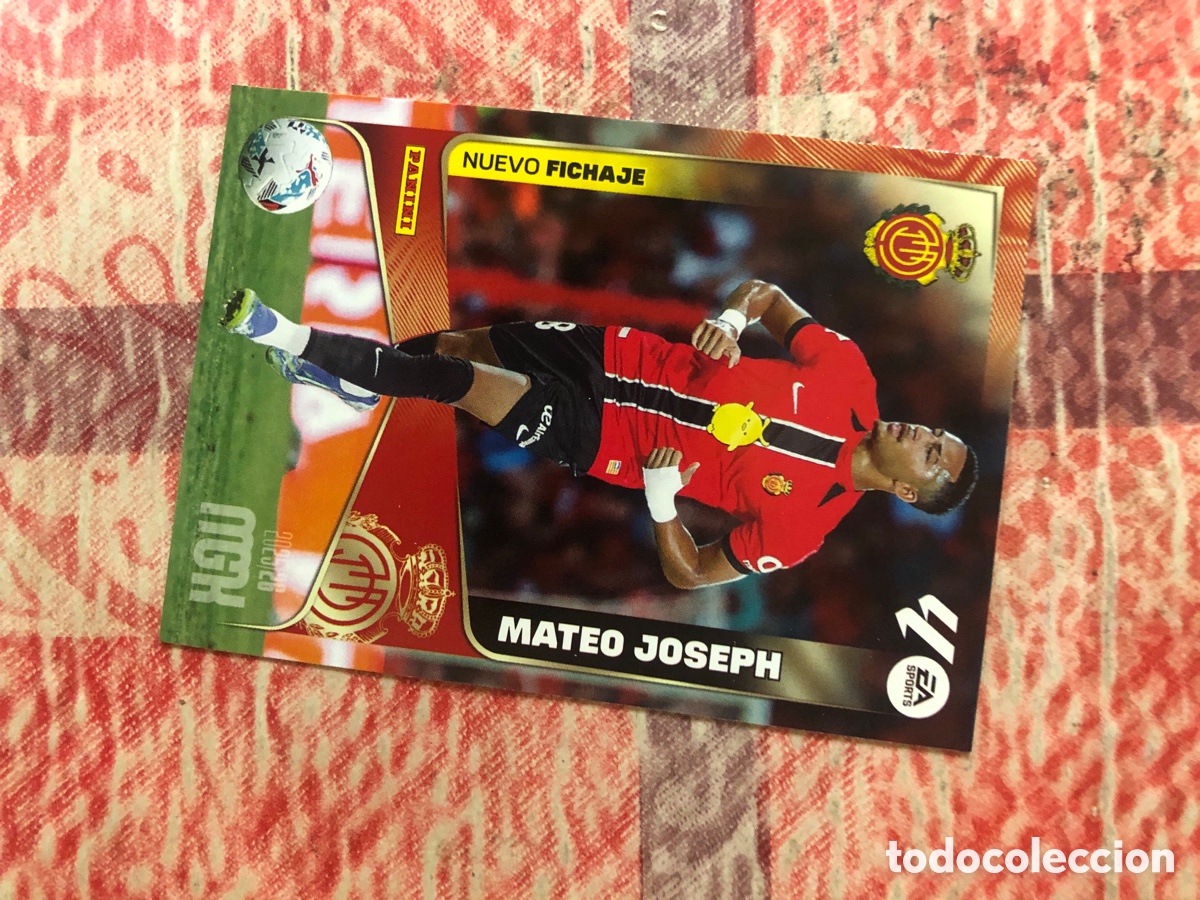 Cromos de f&uacute;tbol: Mateo joseph nuevo fichaje n&uacute;mero 468 del Mallorca Megacracks 25-26 2025-2026