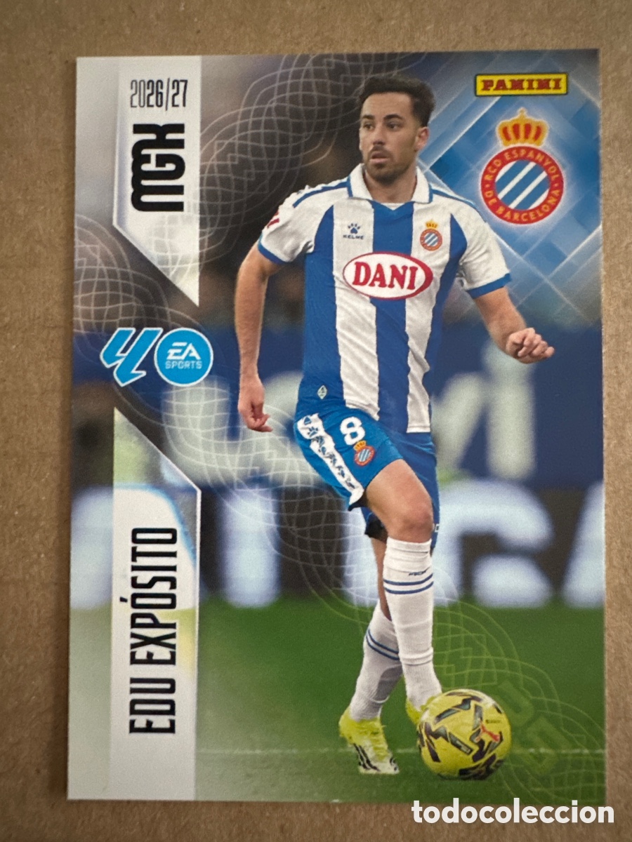 Football Stickers: # 174 Edu Exp&oacute;sito Espanyol Megacracks 26 27 2026 2027