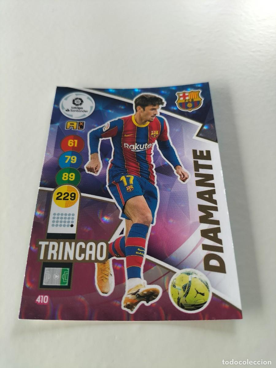 Football Stickers: 1 CROMO FICHA PANINI ADRENALYN TEMPORADA 20-21 2020-2021 F.C BARCELONA TRINCAO 410 DIAMANTE