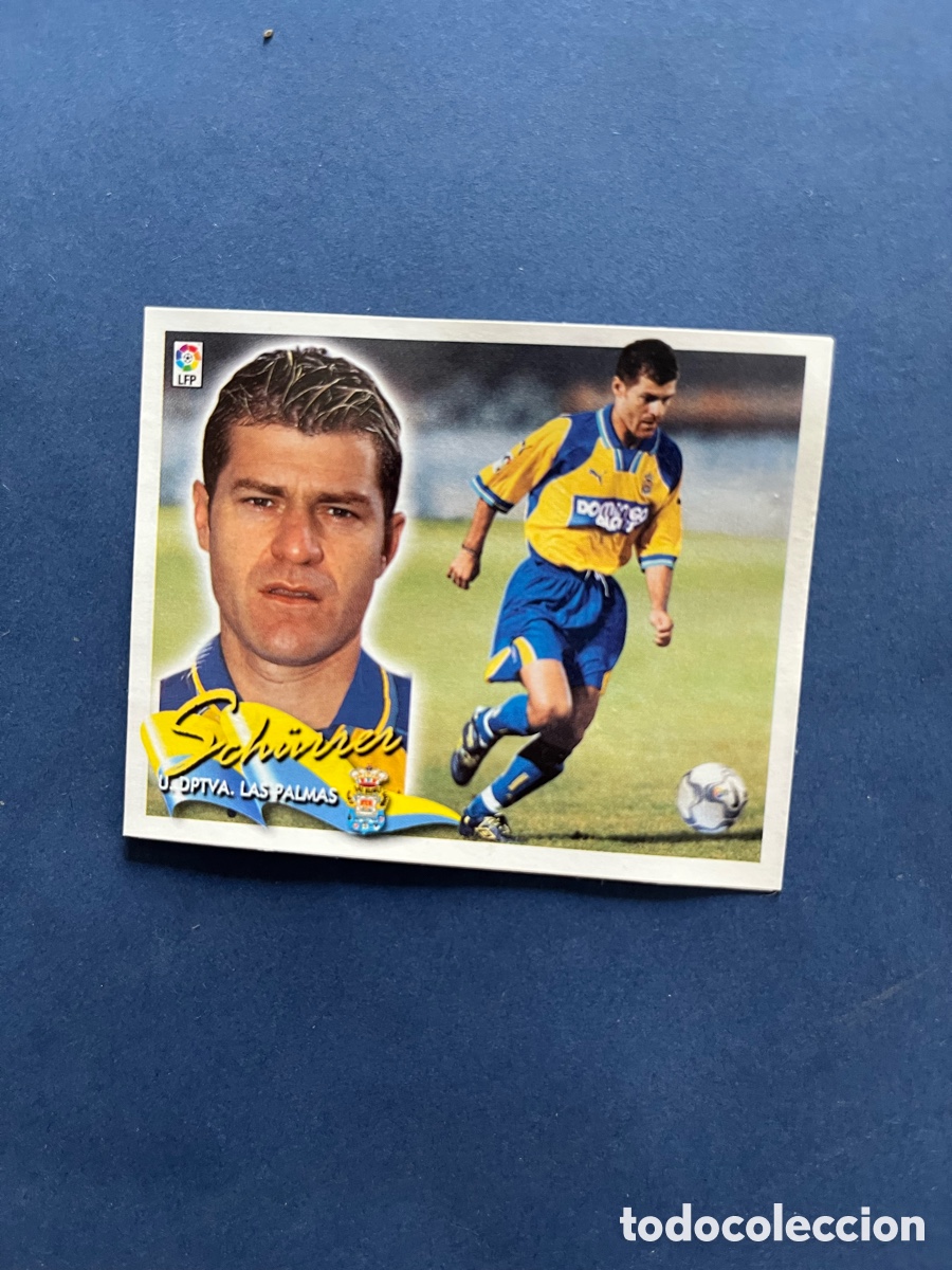 Football Stickers: Schurrer U.D. Las Palmas ( Fichaje 3 Bis ) Este 2000-01 ( recuperado)