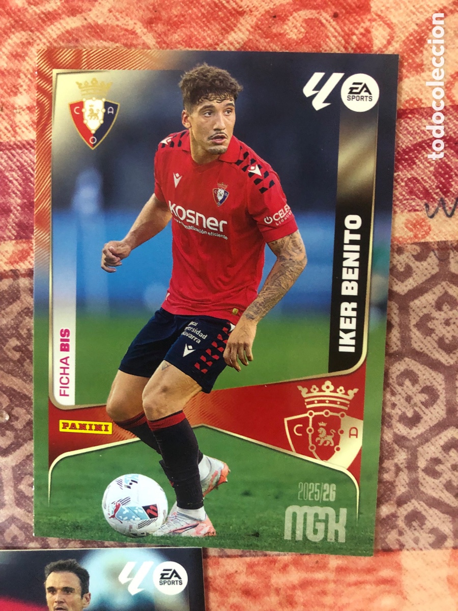 Football Stickers: Iker Benito n&uacute;mero 268 Bis Del Osasuna megacracks 25-26 2025-2026