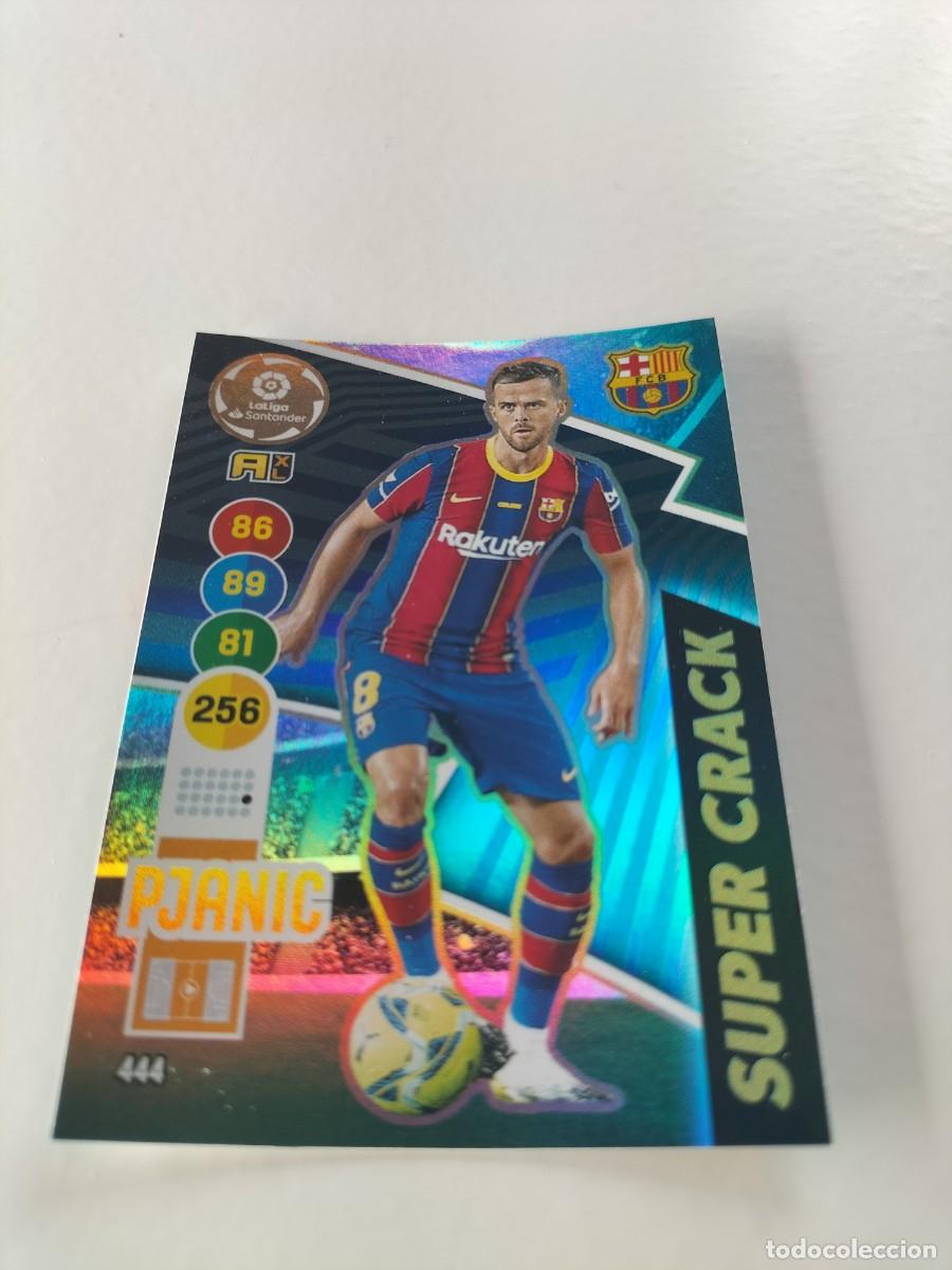 Cromos de f&uacute;tbol: 1 CROMO FICHA PANINI ADRENALYN TEMPORADA 20-21 2020-2021 F.C BARCELONA PJANIC 444 SUPER CRACK
