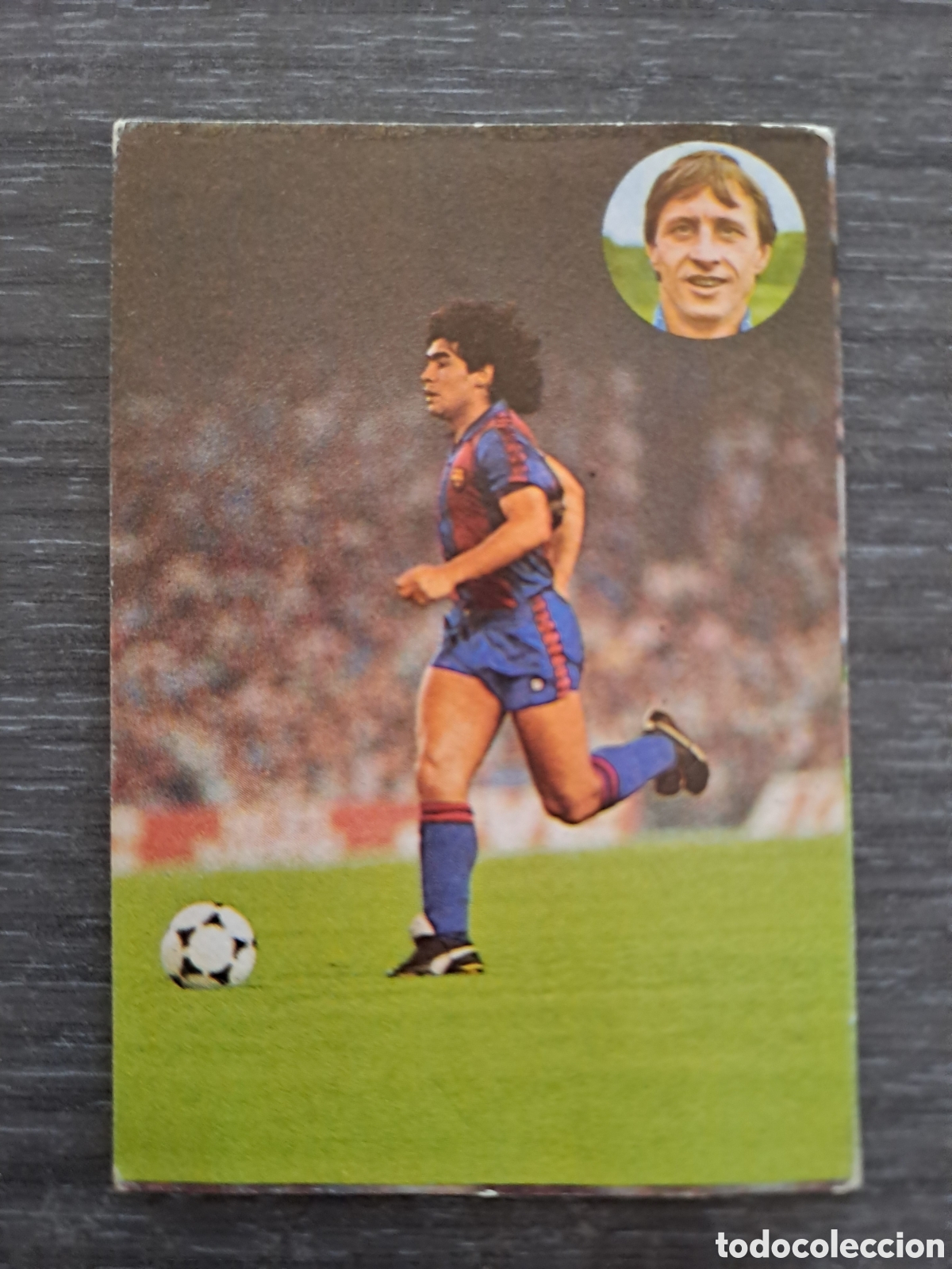 Cromos de f&uacute;tbol: MARADONA N&ordm; 199 &ndash; APRENDE A JUGAR AL F&Uacute;TBOL CON JOHAN CRUYFF &ndash; GEPRODESA 1984 Cromo n&ordm; 199 Diego Ar