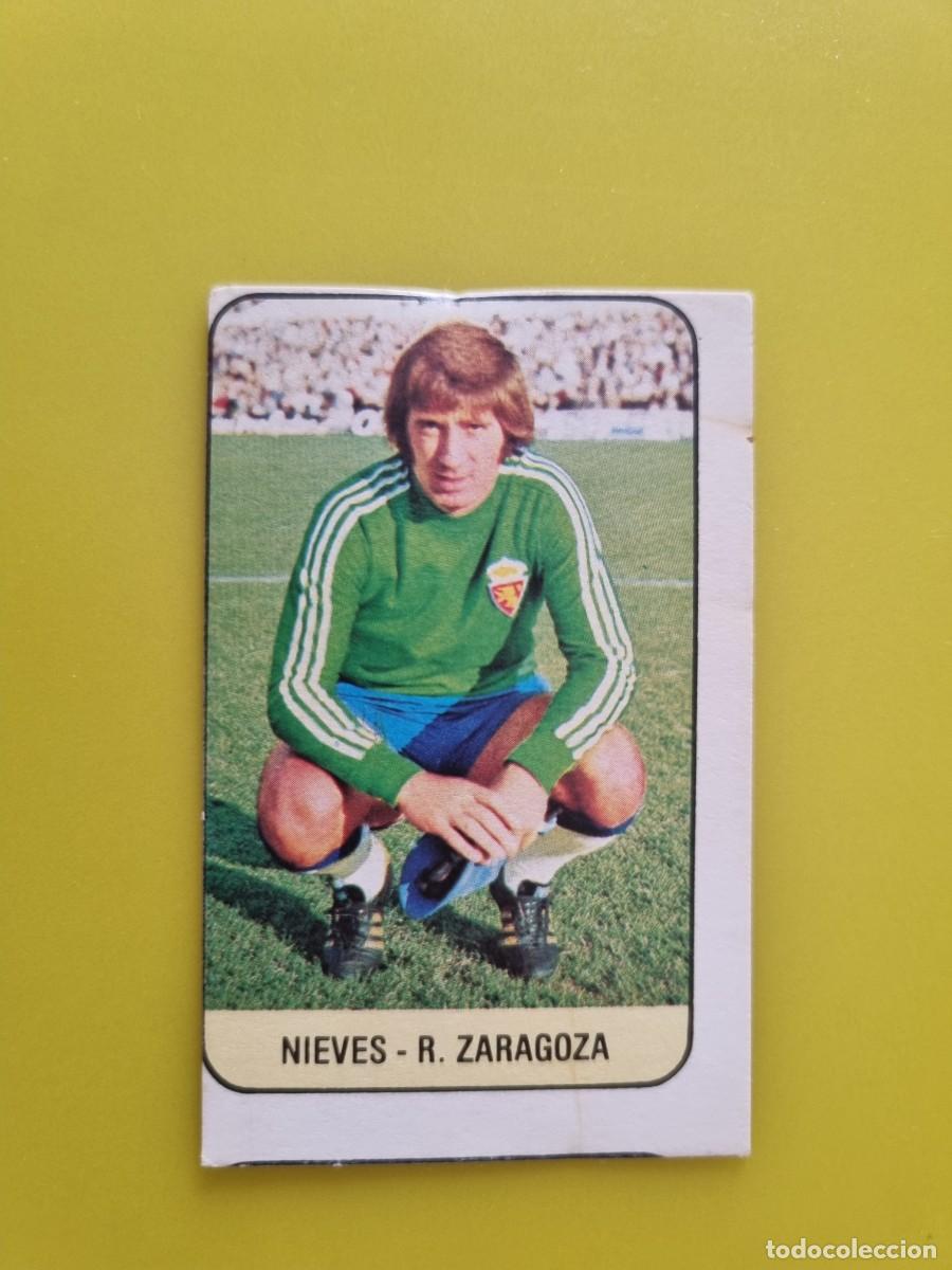 Cromos de f&uacute;tbol: LIGA ESTE 78 79 1978 1979 NUNCA PEGADO SIN PEGAR NIEVES REAL ZARAGOZA AR926
