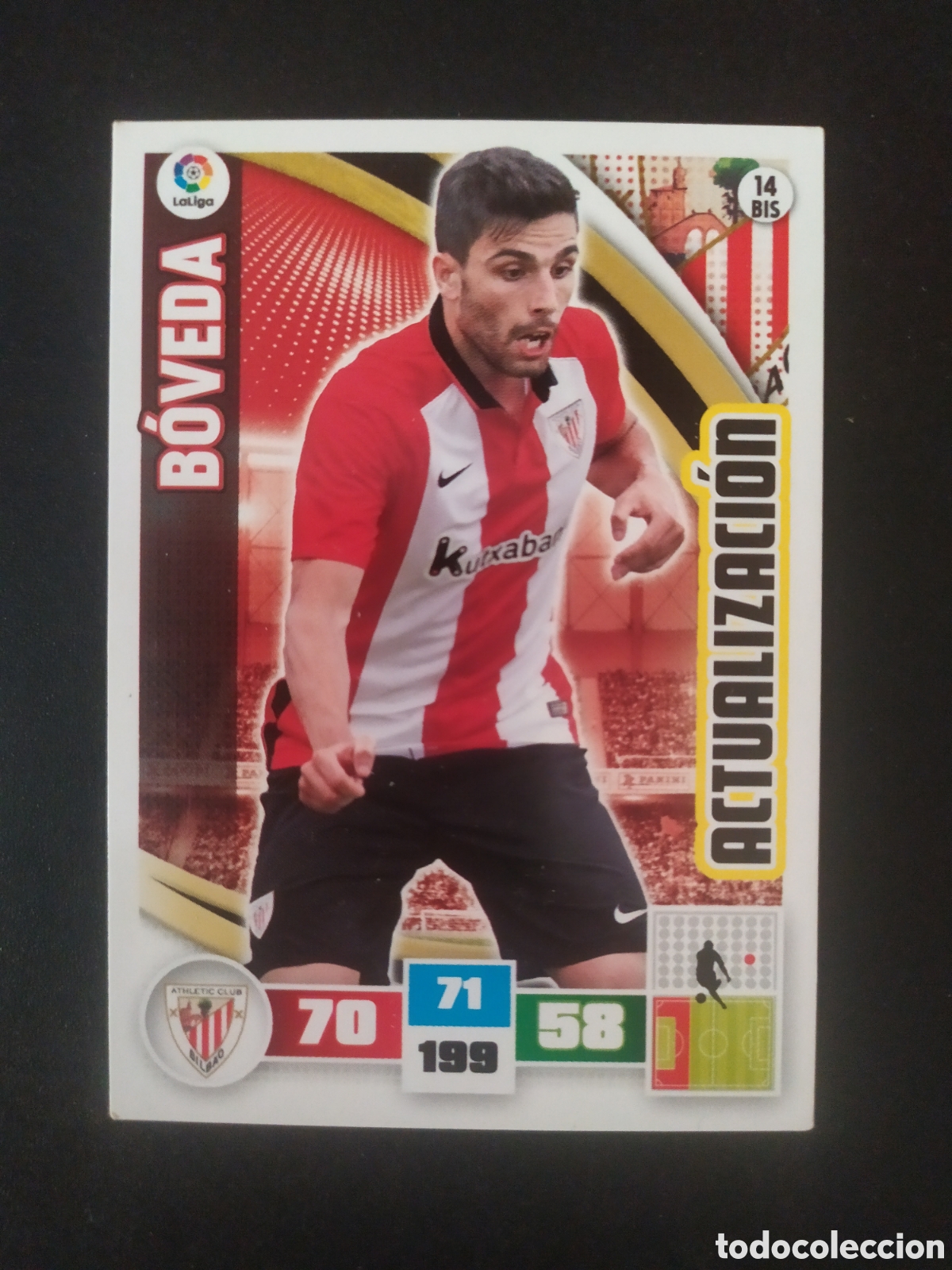 Cromos de f&uacute;tbol: Adrenalyn 2015 2016 15 16 panini B&oacute;veda actualizaci&oacute;n n&deg; 14 bis Athletic Bilbao