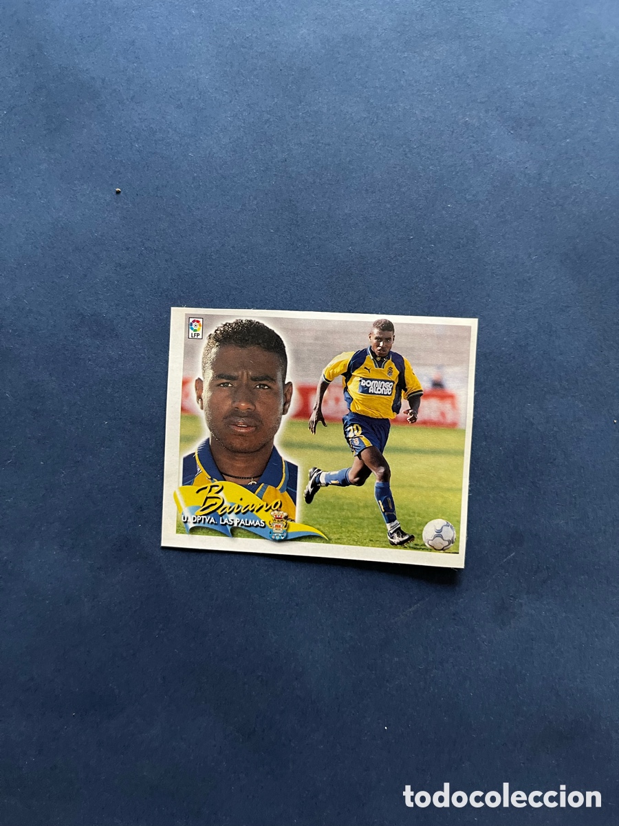Cromos de f&uacute;tbol: Baiano U.D. Las Palmas ( coloca ) Este 2000-01 ( recuperado)