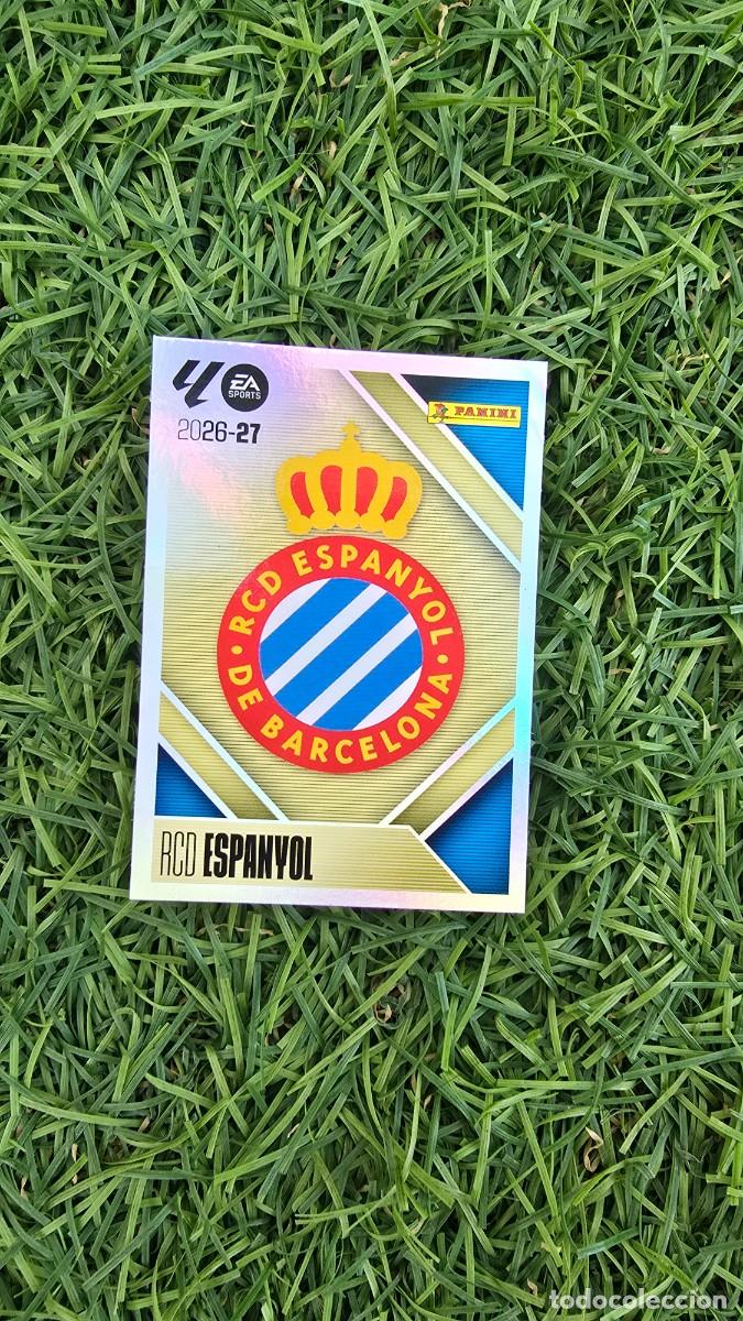 Cromos de f&uacute;tbol: ESCUDO 1 ESPANYOL LIGA ESTE 2026 2027 26 27 PANINI LALIGA EA SPORTS