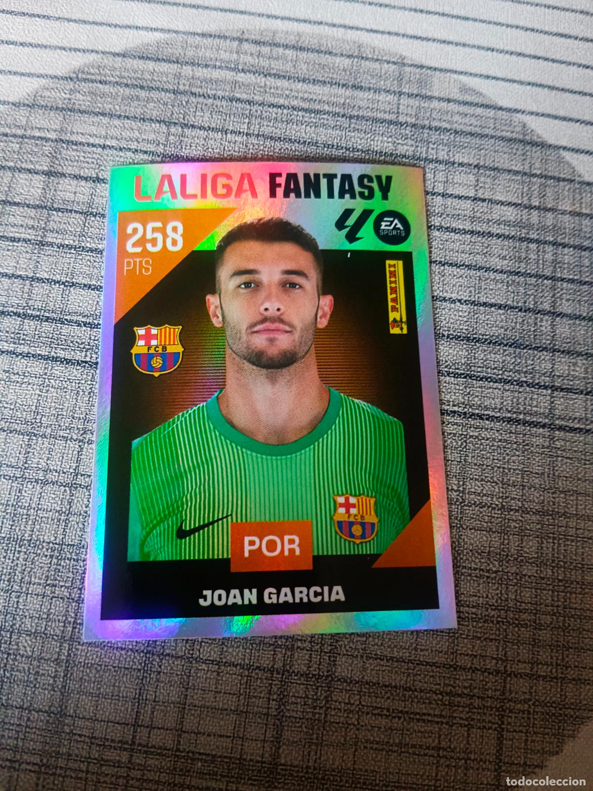 Cromos de f&uacute;tbol: TEMPORADA 2026 2027 26 27 LA LIGA FANTASY N&ordm;2 2 JOAN GARCIA NUEVO
