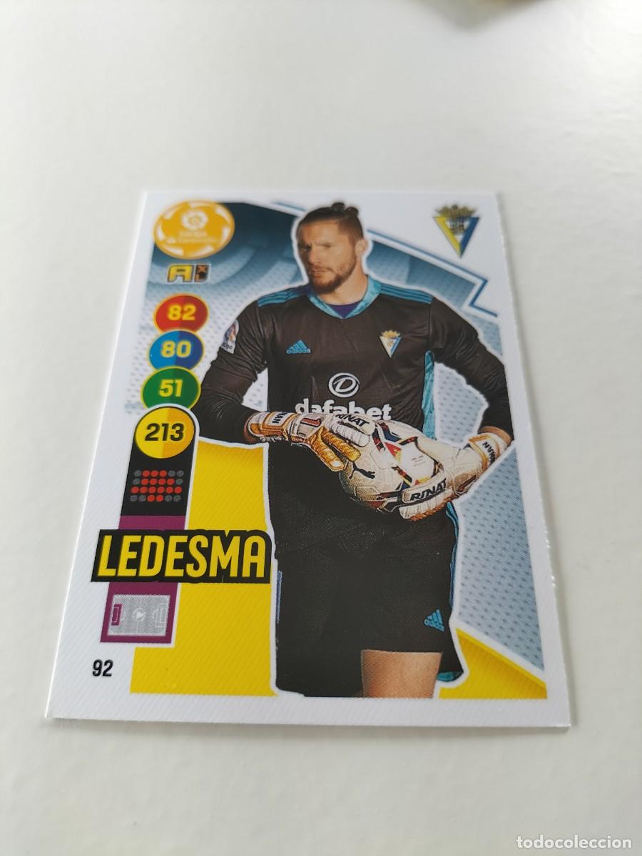 Cromos de f&uacute;tbol: 1 CROMO FICHA PANINI ADRENALYN TEMPORADA 20-21 2020-2021 CADIZ C.F LEDESMA 92
