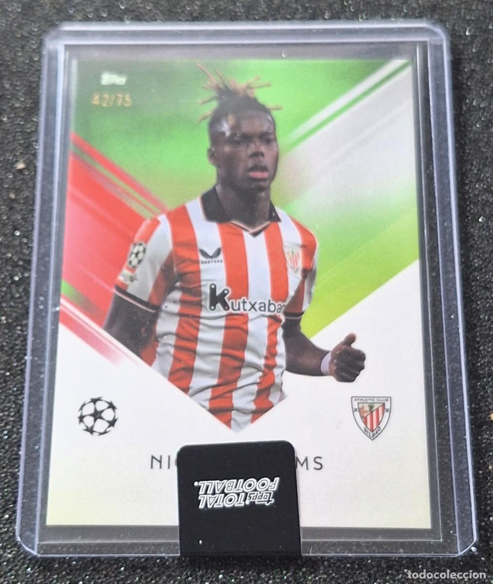 Fu&szlig;ball-Sticker: Nico Williams Athletic de Bilbao Topps Total Football 42/75 Green