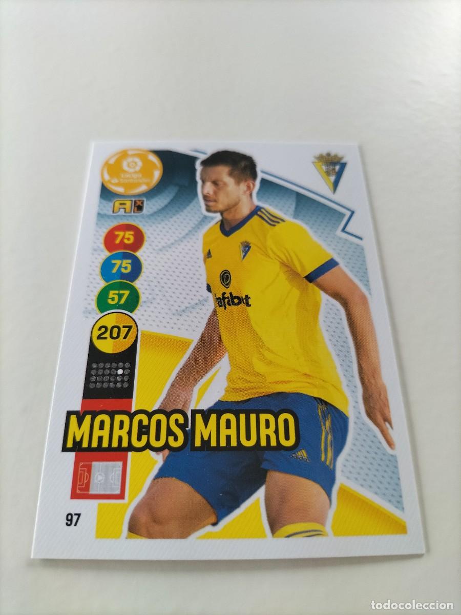 Cromos de f&uacute;tbol: 1 CROMO FICHA PANINI ADRENALYN TEMPORADA 20-21 2020-2021 CADIZ C.F 97 MARCOS MAURO