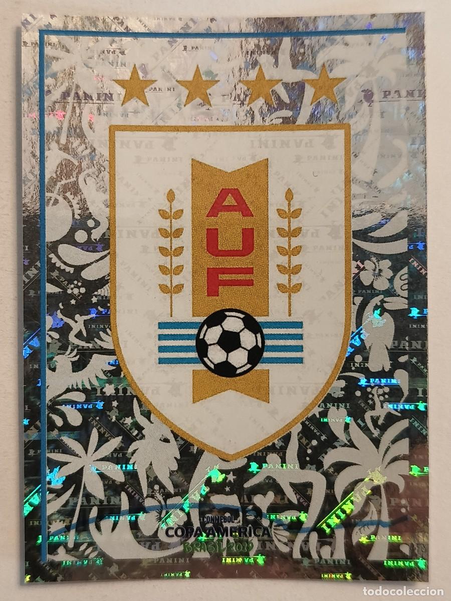 Cromos de f&uacute;tbol: #236 ESCUDO (URUGUAY) COPA AMERICA BRASIL 2019 PANINI