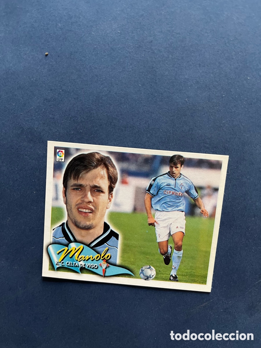 Cromos de f&uacute;tbol: Manolo Celta de Vigo ( Coloca ) Este 2000-01 ( recuperado )