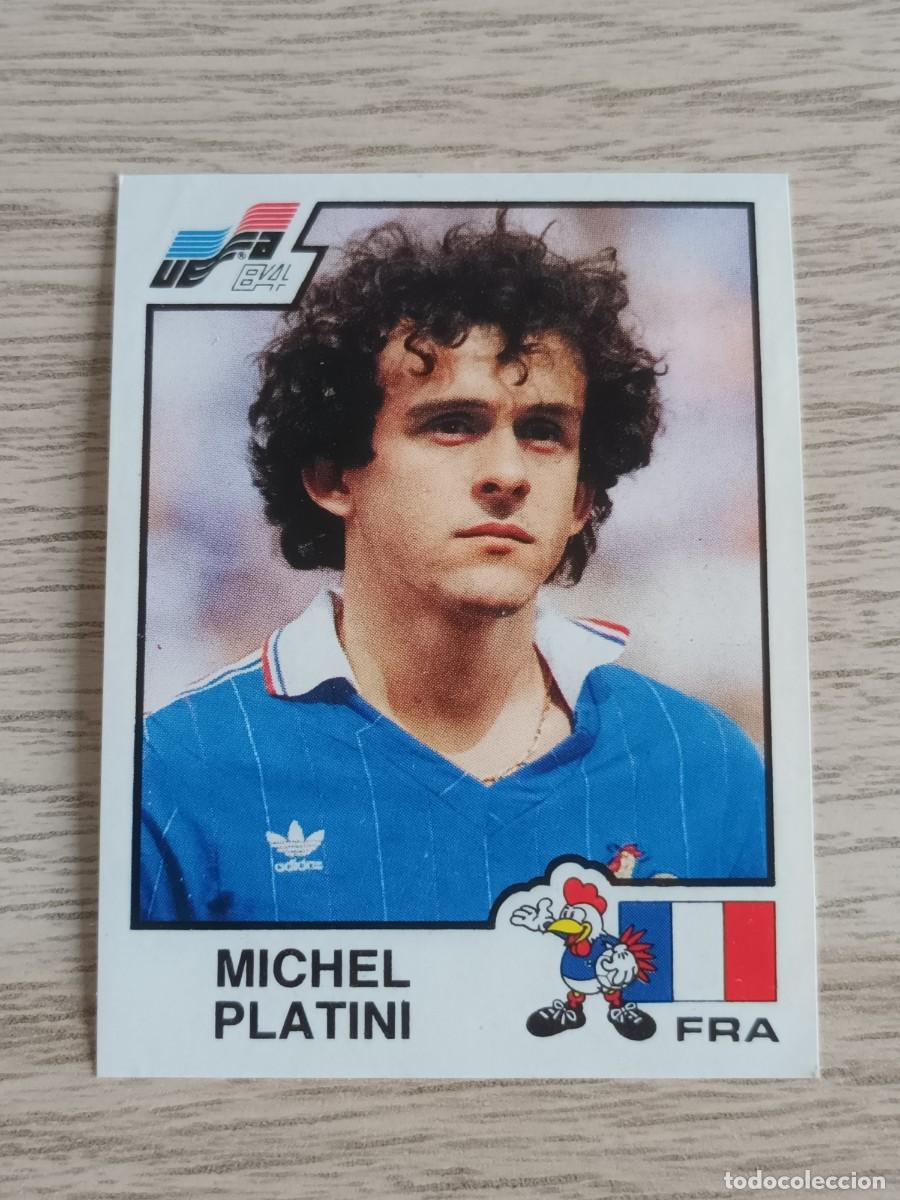 Cromos de f&uacute;tbol: EURO 84 PANINI 48 MICHEL PLATINI FRANCIA FRANCE RECUPERADO