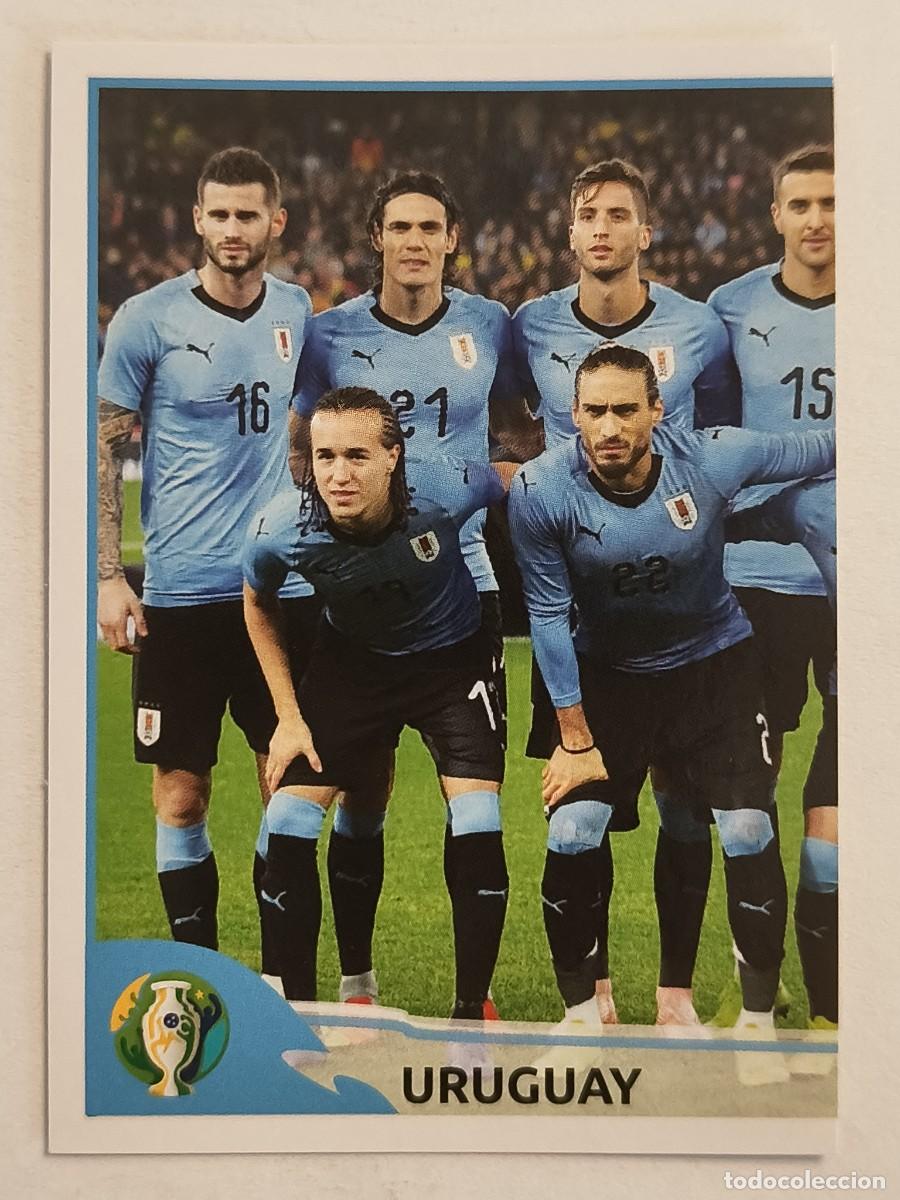 Cromos de f&uacute;tbol: #237 ALINEACION (URUGUAY) COPA AMERICA BRASIL 2019 PANINI