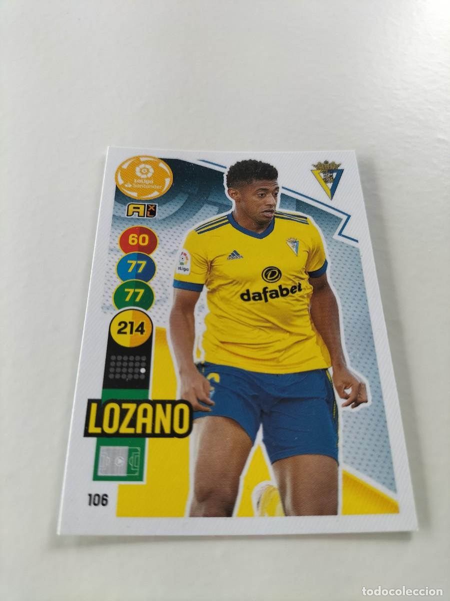Cromos de f&uacute;tbol: 1 CROMO FICHA PANINI ADRENALYN TEMPORADA 20-21 2020-2021 CADIZ C.F CHOCO LOZANO 106