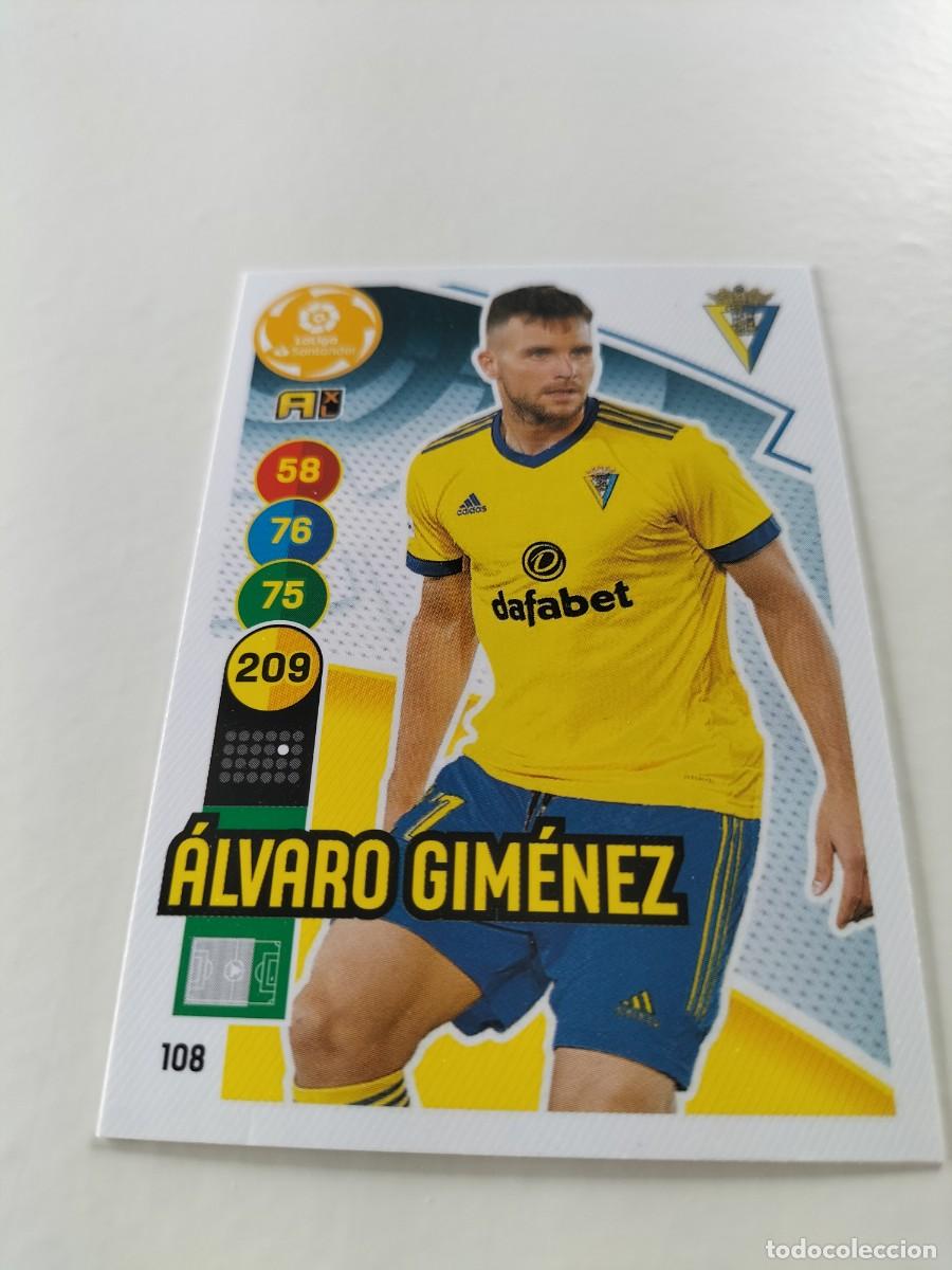 Cromos de Futebol: 1 CROMO FICHA PANINI ADRENALYN TEMPORADA 20-21 2020-2021 CADIZ C.F ALVARO GIMENEZ 108