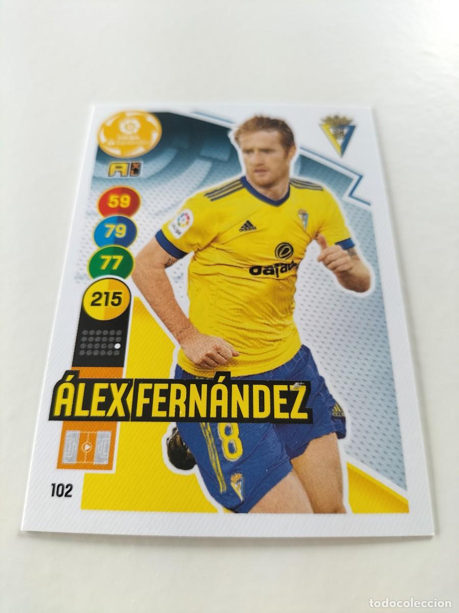 Cromos de f&uacute;tbol: 1 CROMO FICHA PANINI ADRENALYN TEMPORADA 20-21 2020-2021 CADIZ C.F ALEX FERNANDEZ 102