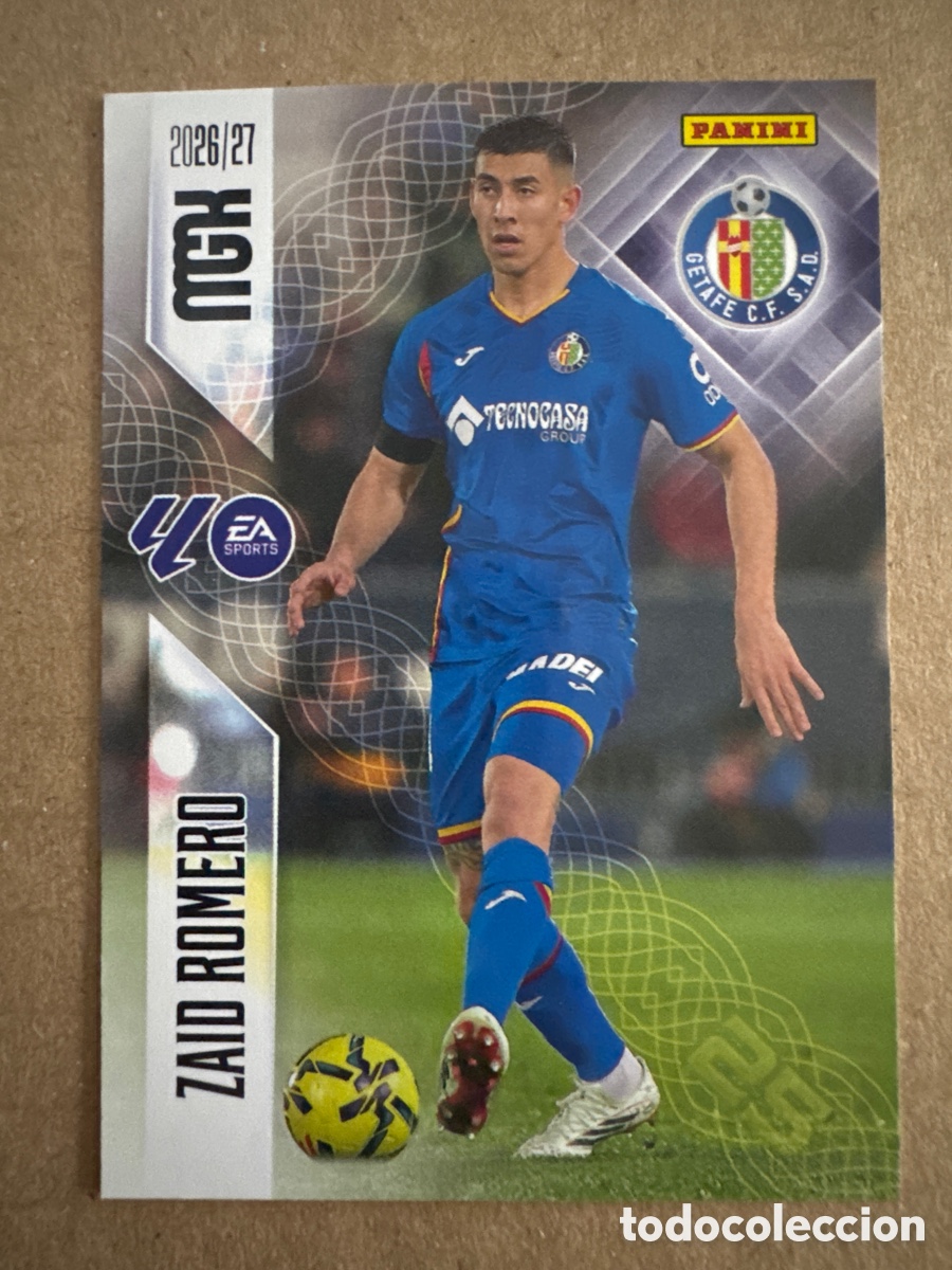 Cromos de f&uacute;tbol: # 188 Zaid Romero Getafe Megacracks 26 27 2026 2027