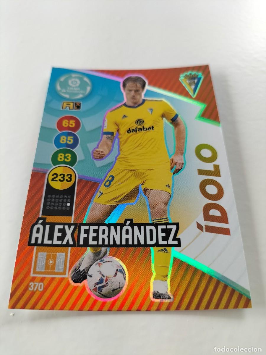 Cromos de f&uacute;tbol: 1 CROMO FICHA PANINI ADRENALYN TEMPORADA 20-21 2020-2021 CADIZ C.F ALEX FERNANDEZ 370 IDOLO