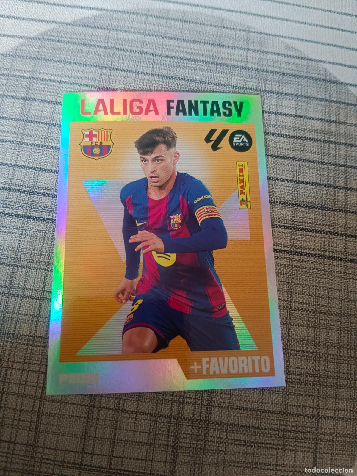 Cromos de f&uacute;tbol: TEMPORADA 2026 2027 26 27 LA LIGA FANTASY N&ordm;7 7 PEDRI BARCELONA +FAVRITO NUEVO